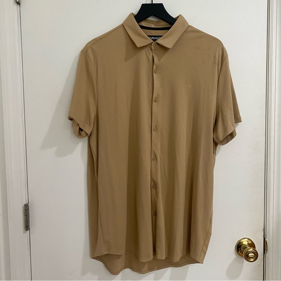 Calvin Klein Shirts Calvin Klein Mens Liquid Touch Button Down
